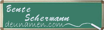 Bente Schermann Visitenkarte